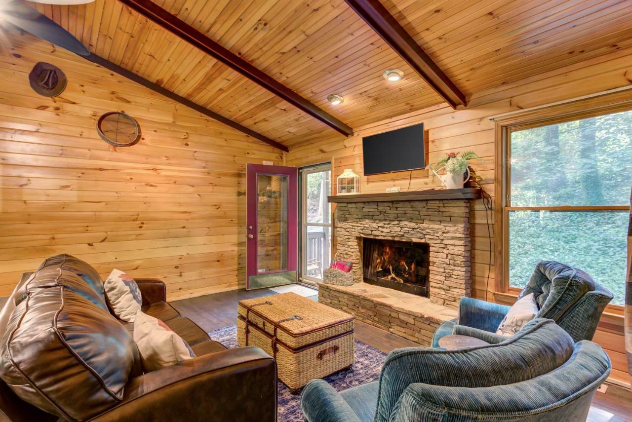 Coffee Creek Cabin Sautee Nacoochee Exterior foto