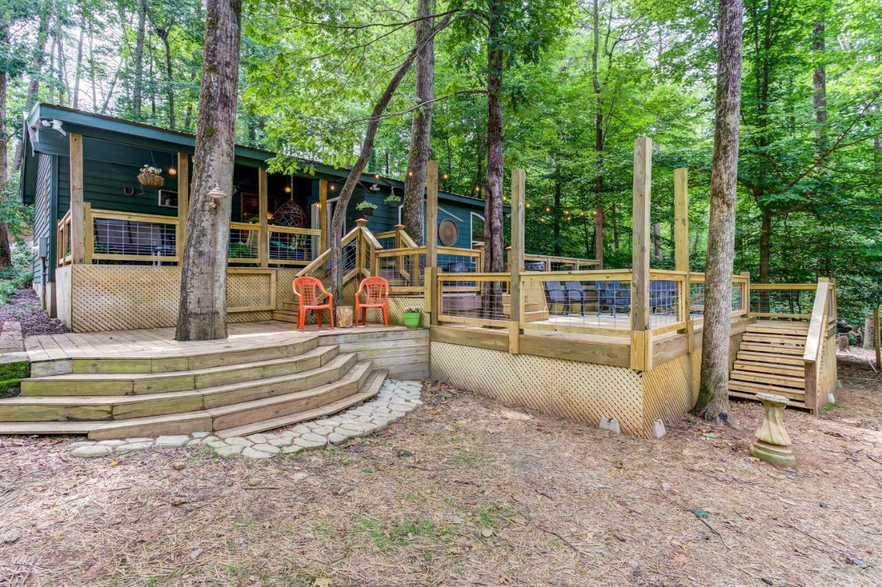 Coffee Creek Cabin Sautee Nacoochee Exterior foto